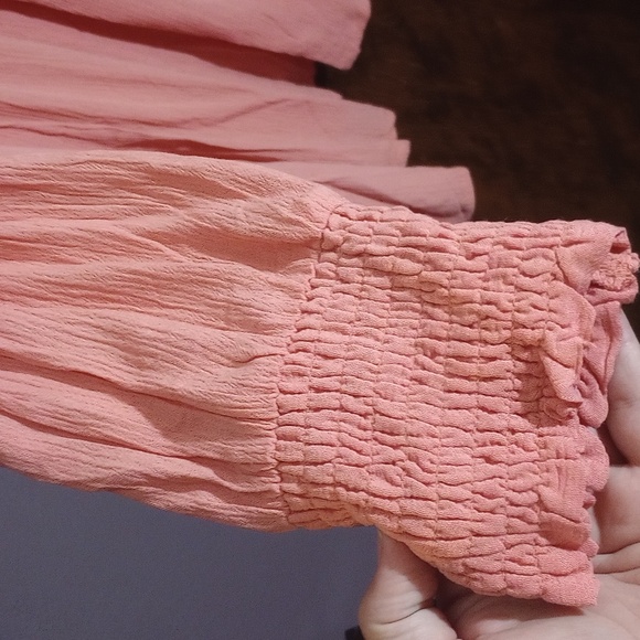 New Torrid Corral Smocked Babydoll Blouse Size 4 4x 26w - Picture 4 of 7